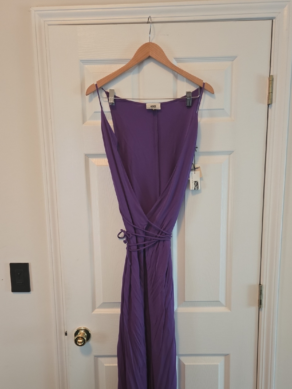 Diane Von Furstenberg V-Neck Purple Wrap Dress